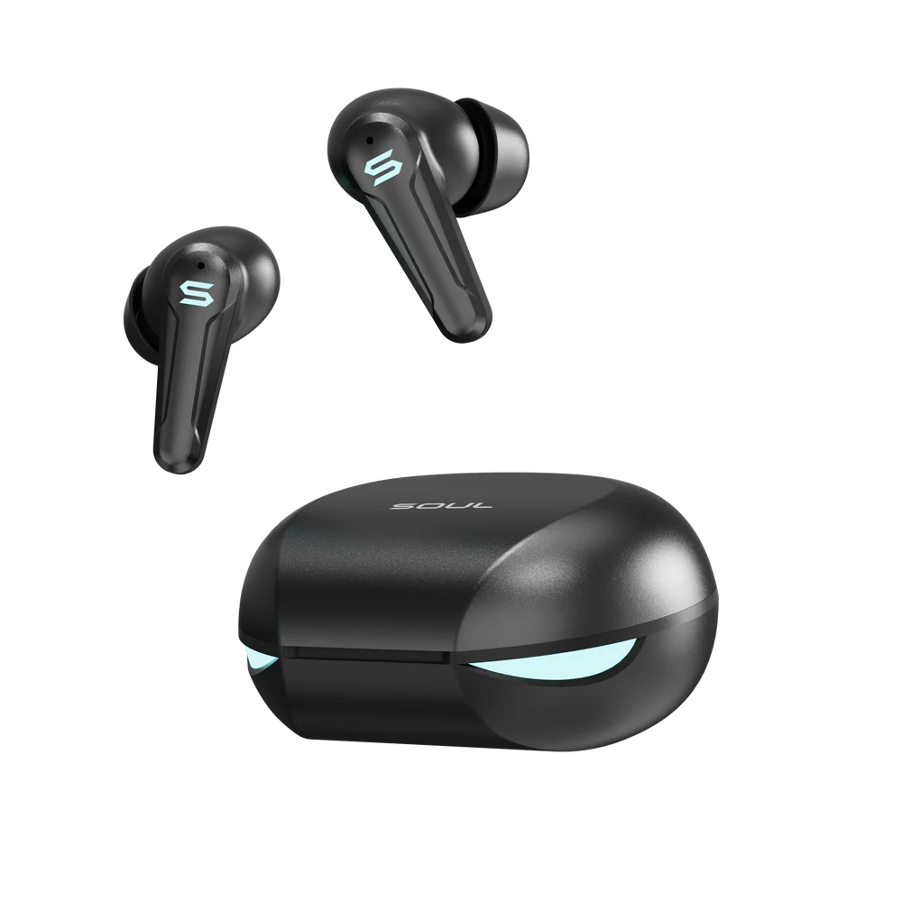 SOUL EMOTION PLAY - Active Noise Cancelling Gaming Earbuds with LED