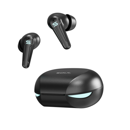 SOUL EMOTION PLAY - Active Noise Cancelling Gaming Earbuds with LED