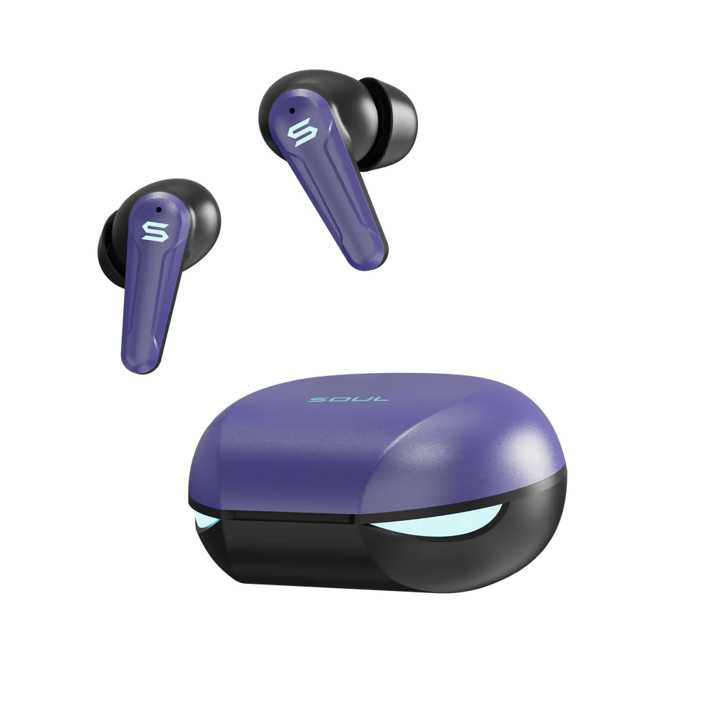 SOUL EMOTION PLAY - Active Noise Cancelling Gaming Earbuds with LED