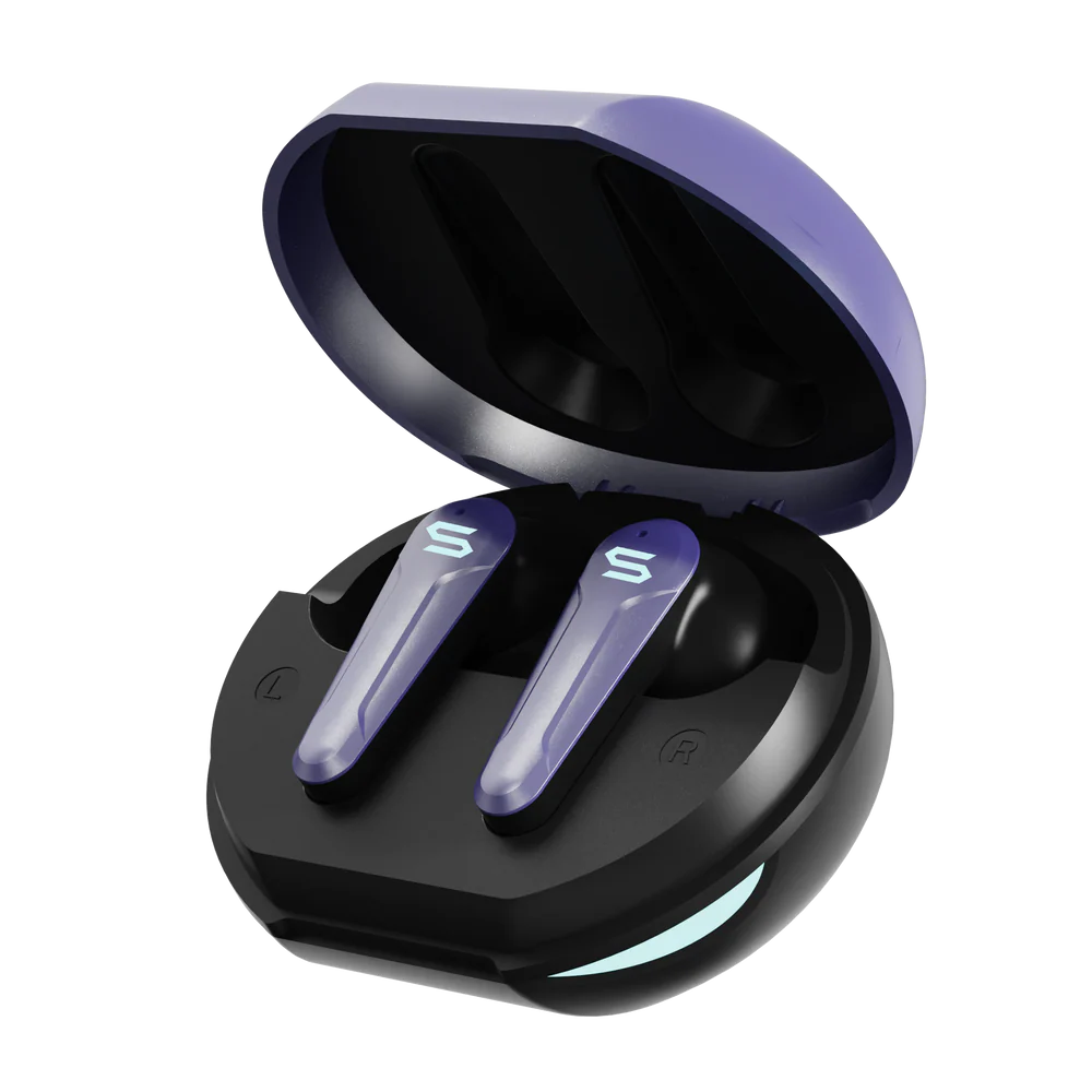 SOUL EMOTION PLAY - Active Noise Cancelling Gaming Earbuds with LED