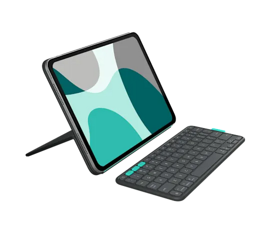 Logitech Flip Folio For iPad Pro 13-Inch (M4) And iPad Air 13-Inch (M2 & M3) - Graphite - US