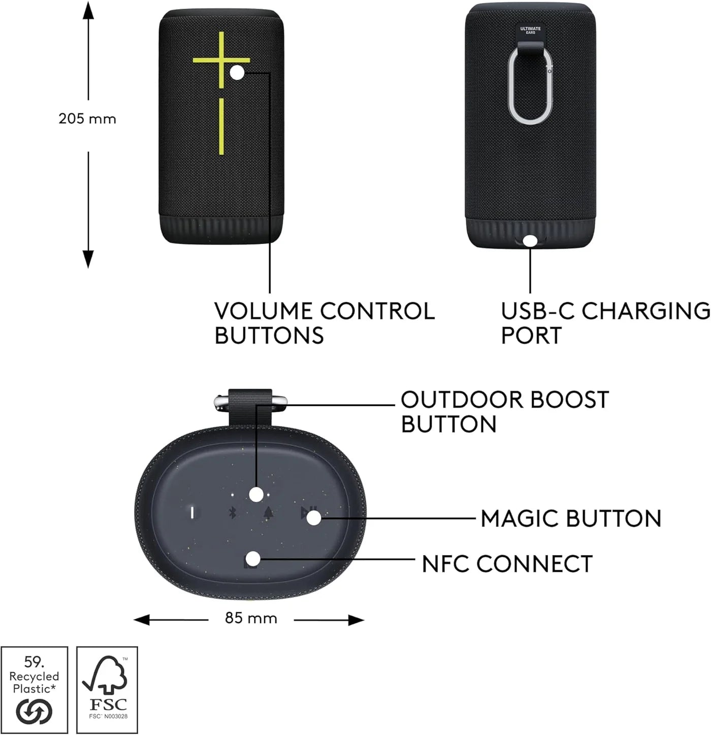 Ultimate Ears EVERBOOM Bluetooth Speaker